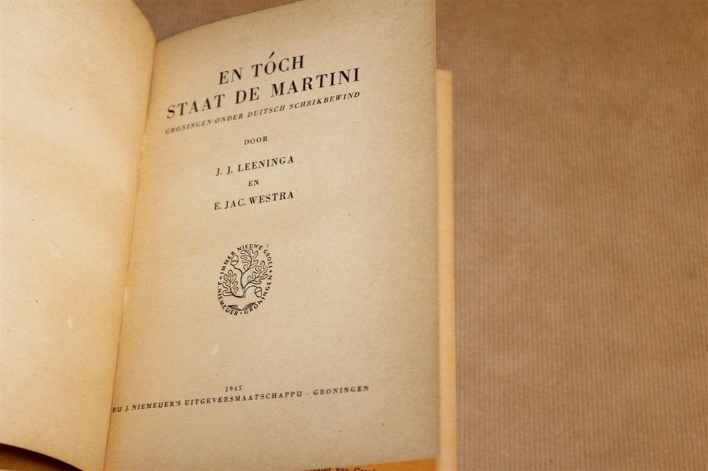 En tóch Staat de Martini — Groningen in de Oorlog [1945], Ophalen of Verzenden, Gelezen