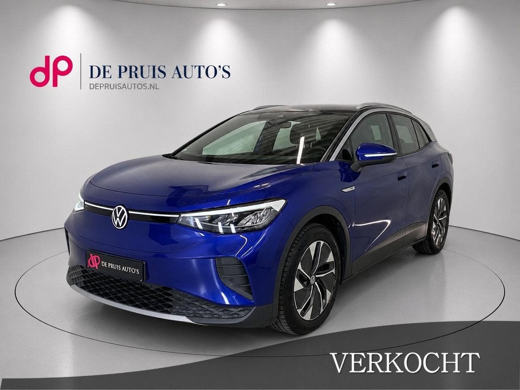 Volkswagen ID.4 Pro Performance 204PK SOH96% Trekhaak Warmte, Auto's, Volkswagen, Gebruikt, Zwart, 528 km, Met garantie (alle)