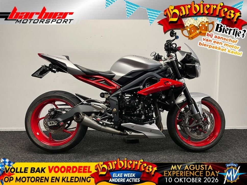 ⭐️⭐️ Triumph STREET TRIPLE 675 RX ABS (bj 2016)⭐, Motoren, 675 cc, Motorrijbewijs A, Bedrijf, Meer dan 35 kW