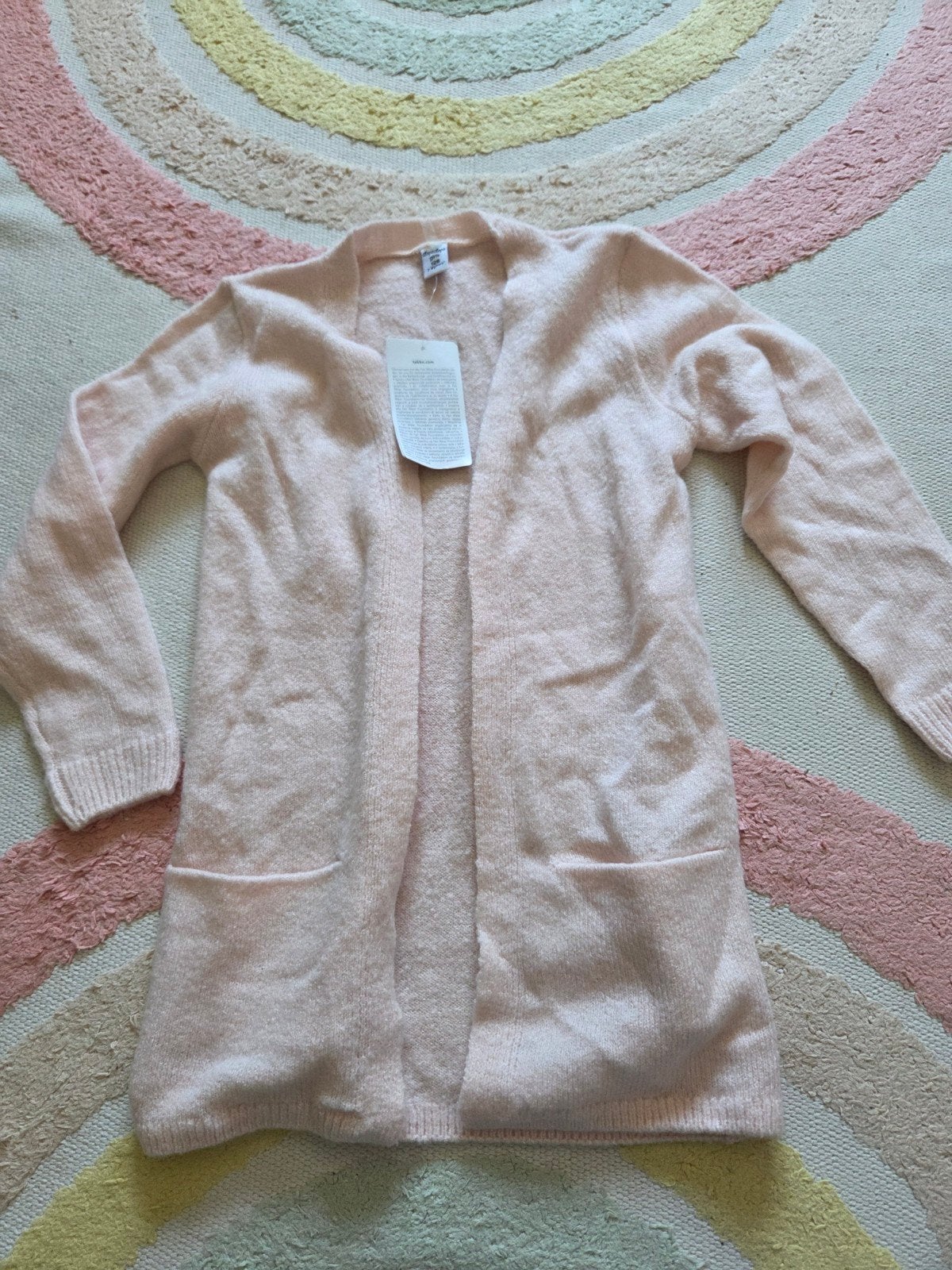 Nieuw licht roze vest maat 128 dopodopo girls langer vest, Kinderen en Baby's, Kinderkleding | Maat 128, Meisje, Trui of Vest