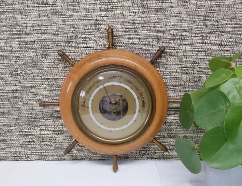 Vintage barometer, Ophalen of Verzenden