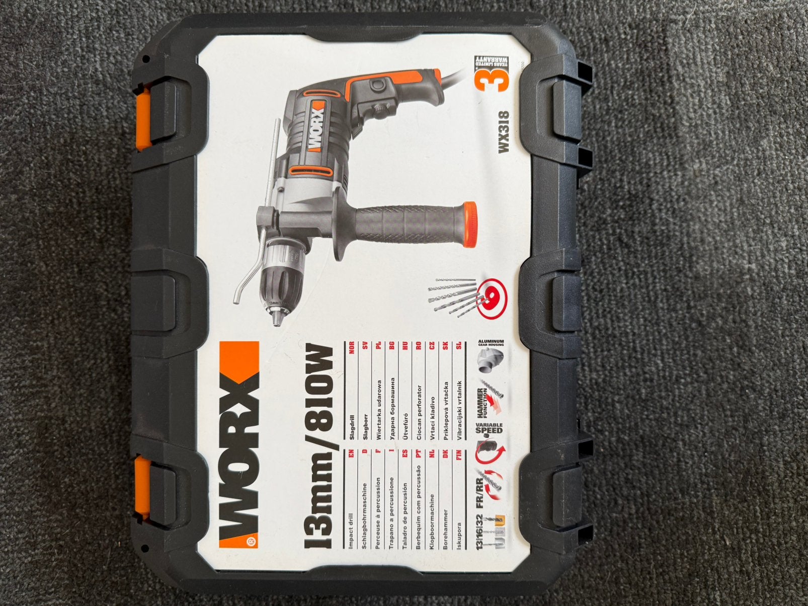 Workx klopboor, Ophalen of Verzenden, Zo goed als nieuw, Boormachine