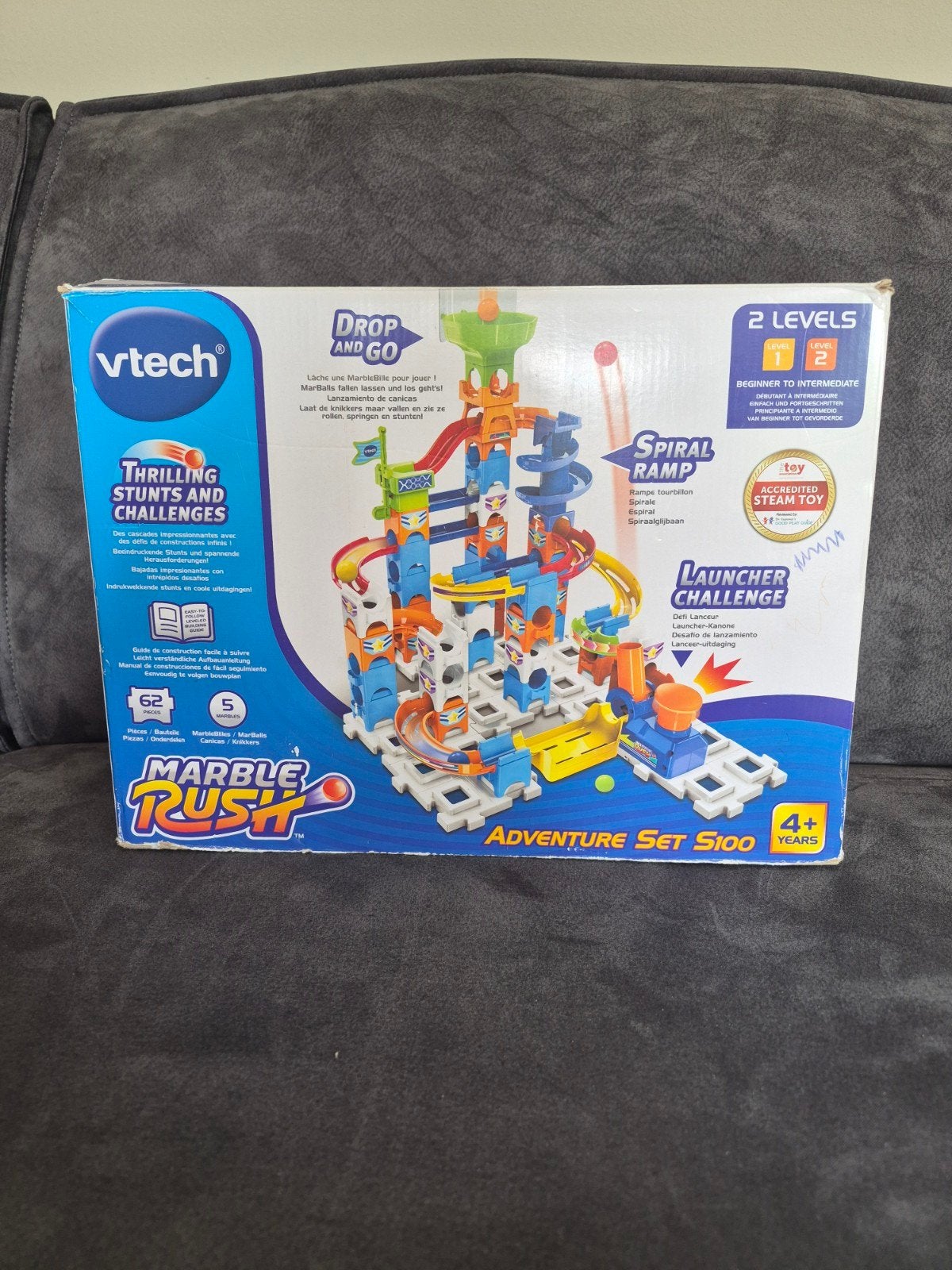 VTech Marble Rush Adventure Set S100 knikkerbaan, Ophalen of Verzenden
