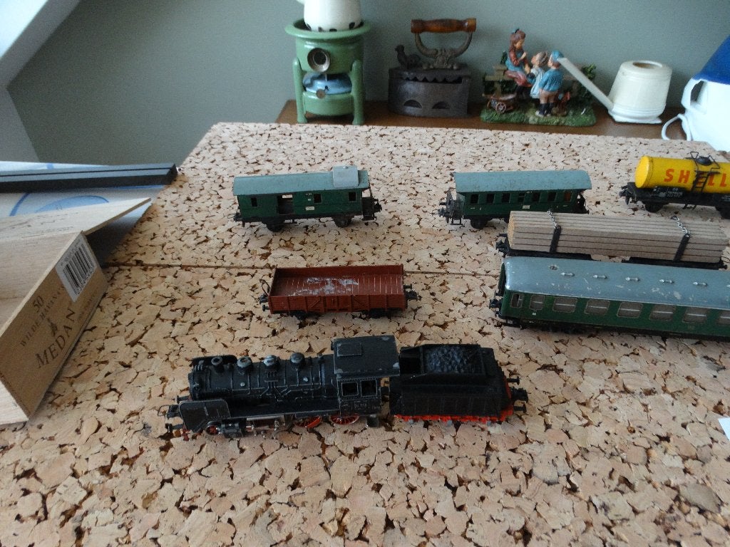 HO: Verzamelaars: Rest Trix Express. Lok, wagons en rails., Hobby en Vrije tijd, Treinset, Gelijkstroom of Wisselstroom, Trix