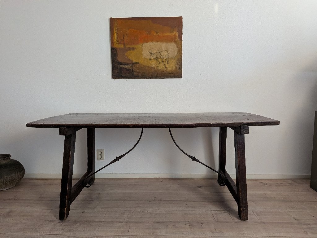 Antieke Spaanse Tafel  18 C, Ophalen