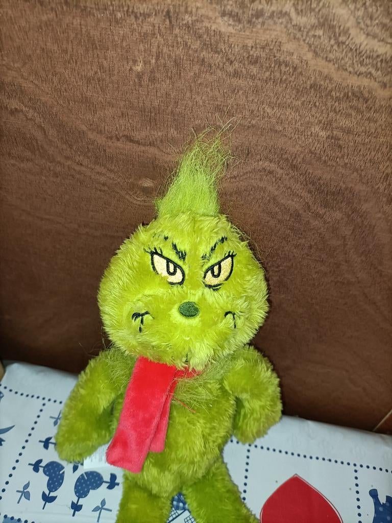 The Grinch knuffel 30 cm groot, Kinderen en Baby's, Ophalen of Verzenden, Zo goed als nieuw, Overige typen