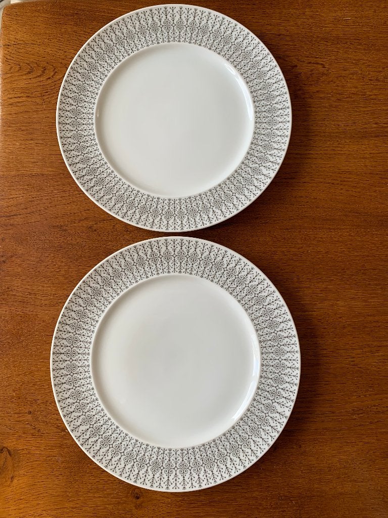 2 Dinerborden "Rosenthal" 'Secunda Grau' Tapio Nieuw, Nieuw, Ophalen of Verzenden, Bord(en), Overige stijlen