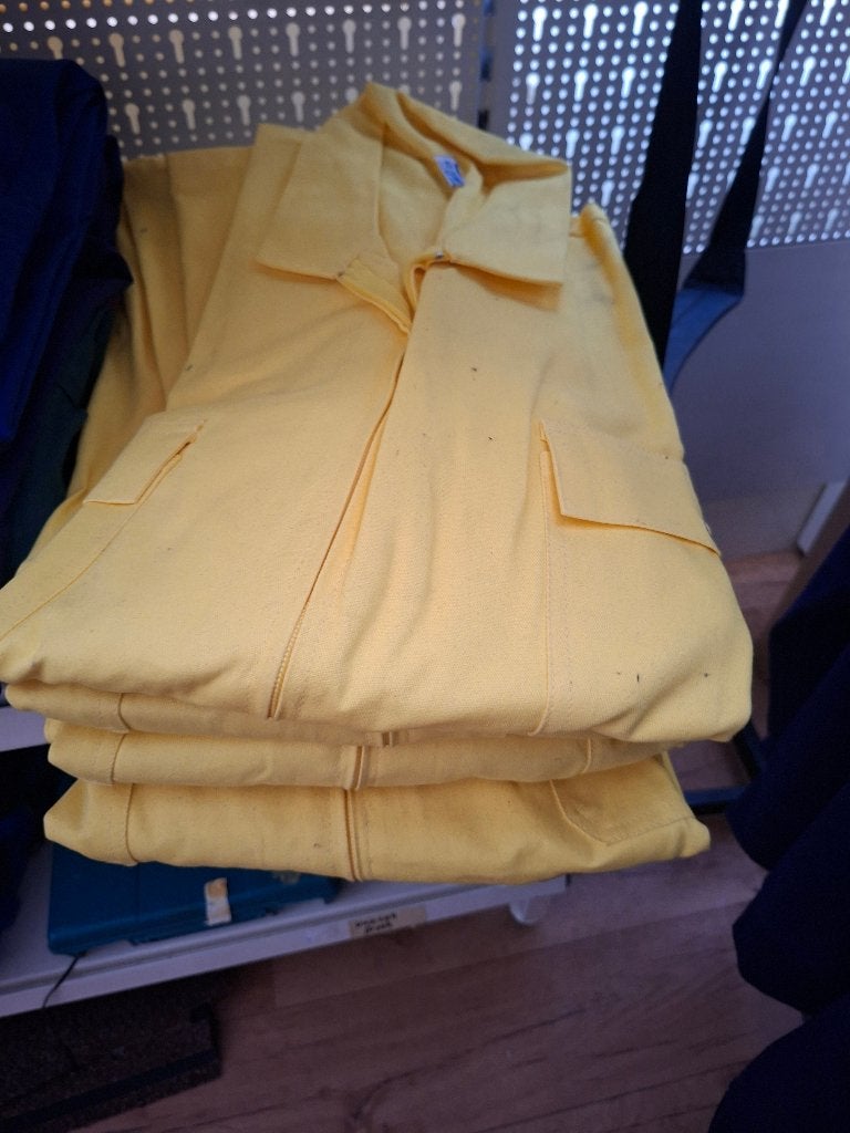 Gele Overall - 100% Katoen, Tuin en Terras, Werkkleding, Heren, Overall, Nieuw, Ophalen of Verzenden