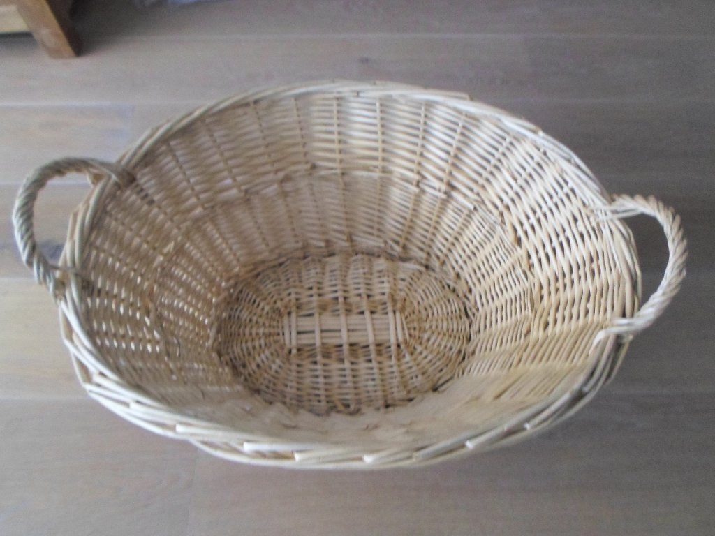 Rieten mand, Ophalen, Mand, Zo goed als nieuw, Riet