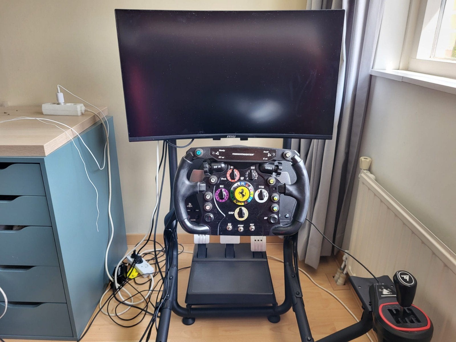 Thrustmaster T300RS GT Edition + F1 & GT stuur + Playseat, Spelcomputers en Games, Ophalen, Racestuur, Gebruikt, PlayStation