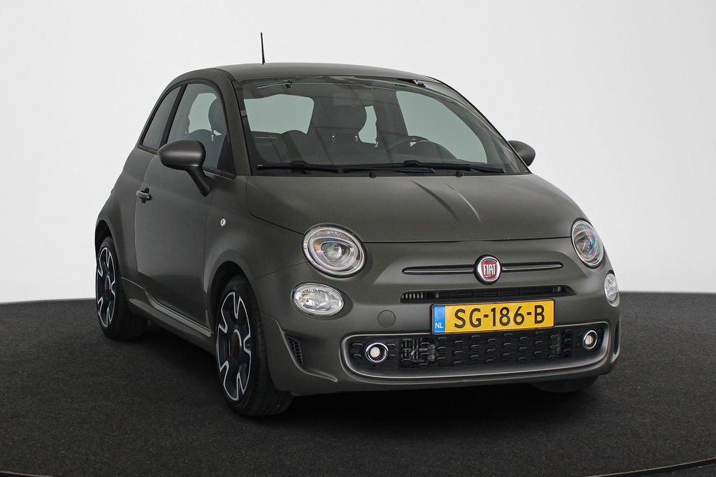 Fiat 500 0.9 TwinAir Turbo Sport / CarPlay / Climate, Voorwielaandrijving, Stof, Gebruikt, Origineel Nederlands