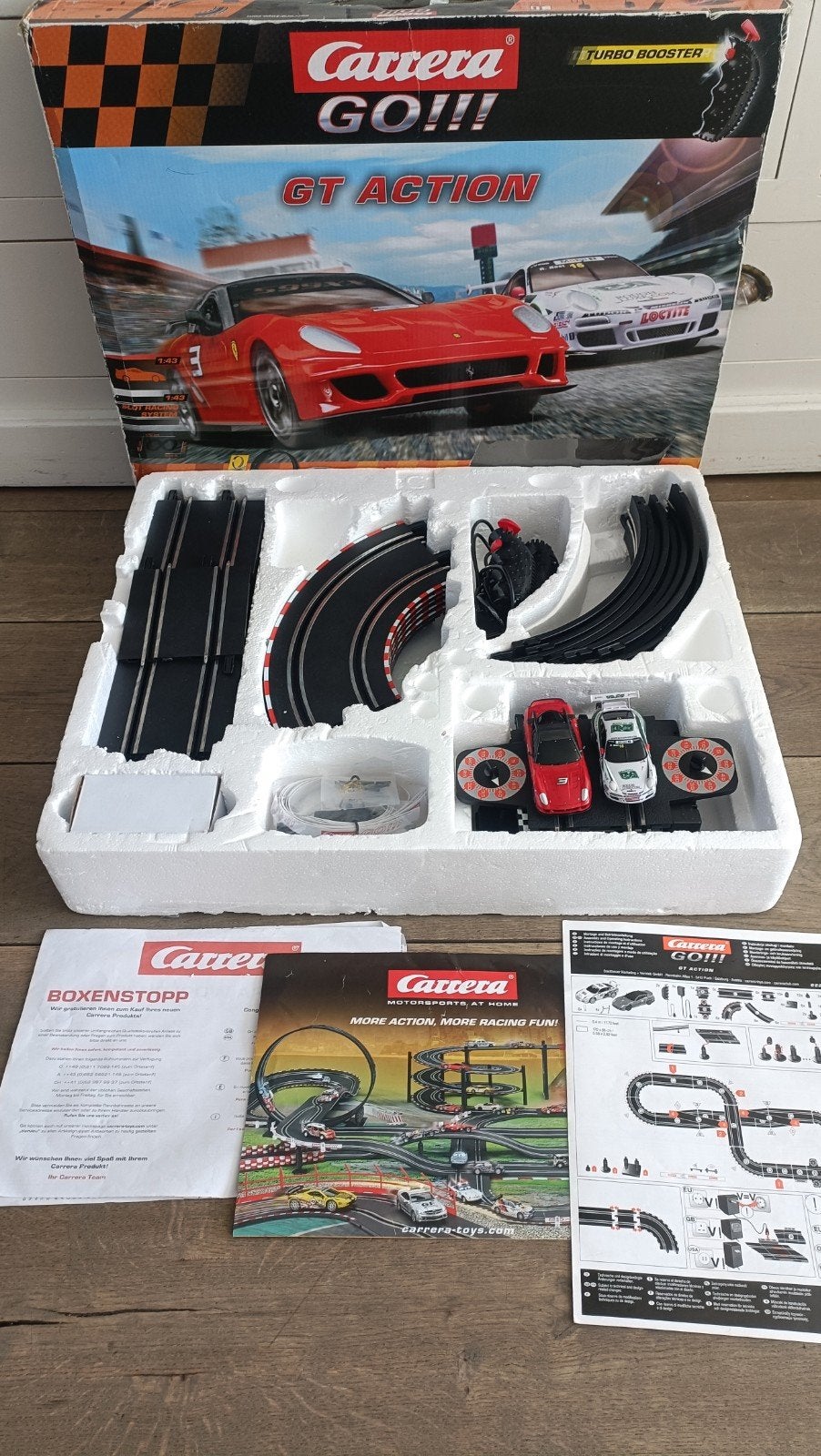 Carrera Go!!! GT Action Racebaan, Ophalen of Verzenden, Gebruikt, Elektrisch, Carrera