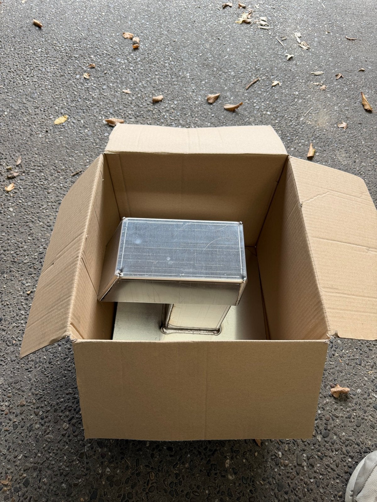 RVS Dakdoorvoer voor plat dak, 12x12 cm, 35 cm breed, Ophalen of Verzenden, Nieuw