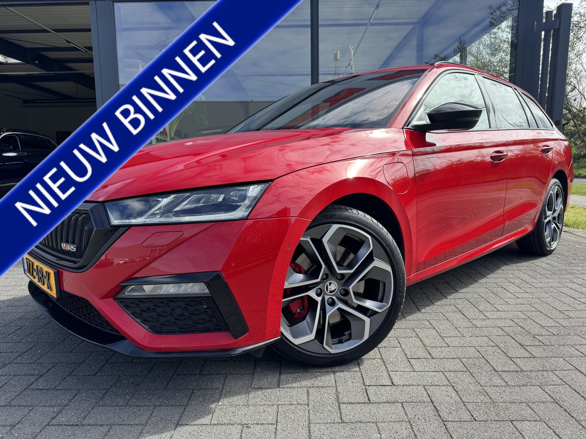 Skoda Octavia Combi 1.4 TSI RS iV PHEV Sport DSG 245Pk Camer, Auto's, Skoda, 12 maanden, Gebruikt, 4 cilinders, Hybride Elektrisch/Benzine