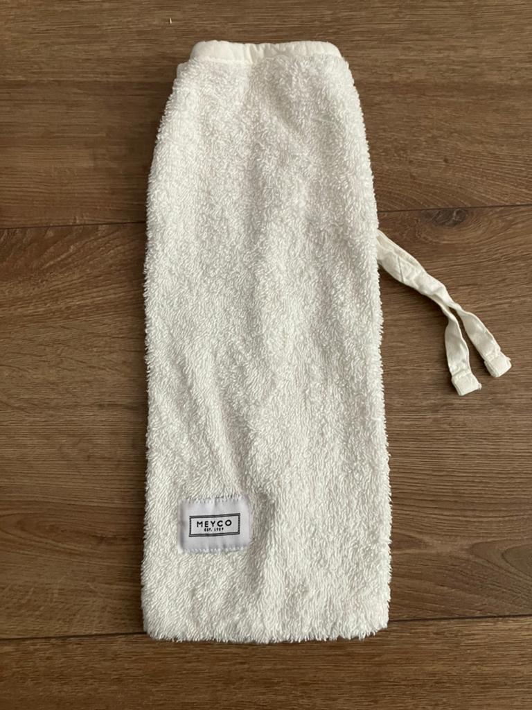 Nieuwe gebroken witte Meyco kruikenzak, Ophalen of Verzenden, Zo goed als nieuw, Overige typen, Overige merken