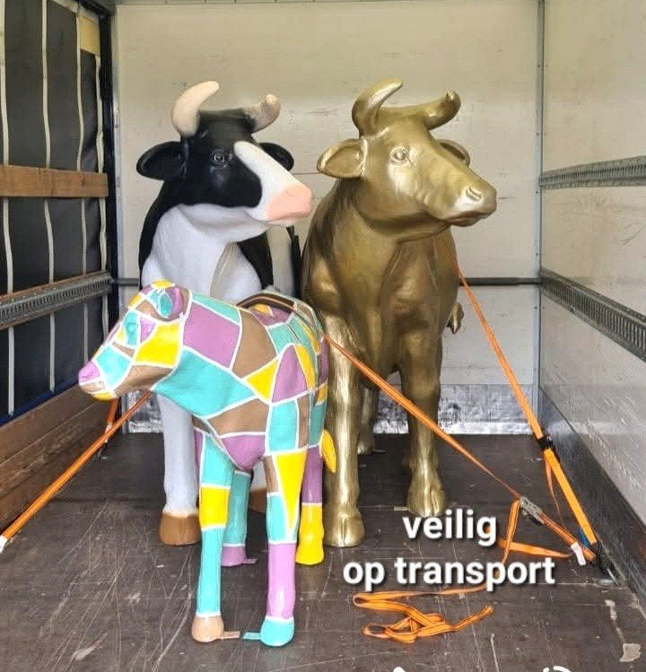 Dierenbeelden Koe Paard Varken Kalf Geit Schaap Lam Ezel, Tuin en Terras, Tuinbeelden, Ophalen, Nieuw, Kunststof, Dierenbeeld