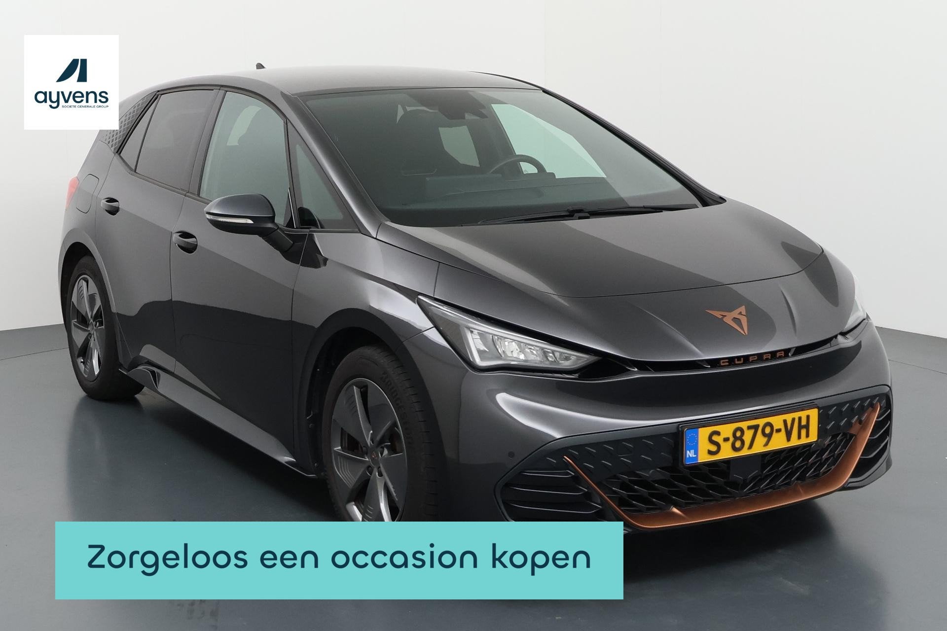 CUPRA Born Business 62 kWh Fris design met elektrische pit, Auto's, Automaat, Gebruikt, Zwart, Origineel Nederlands