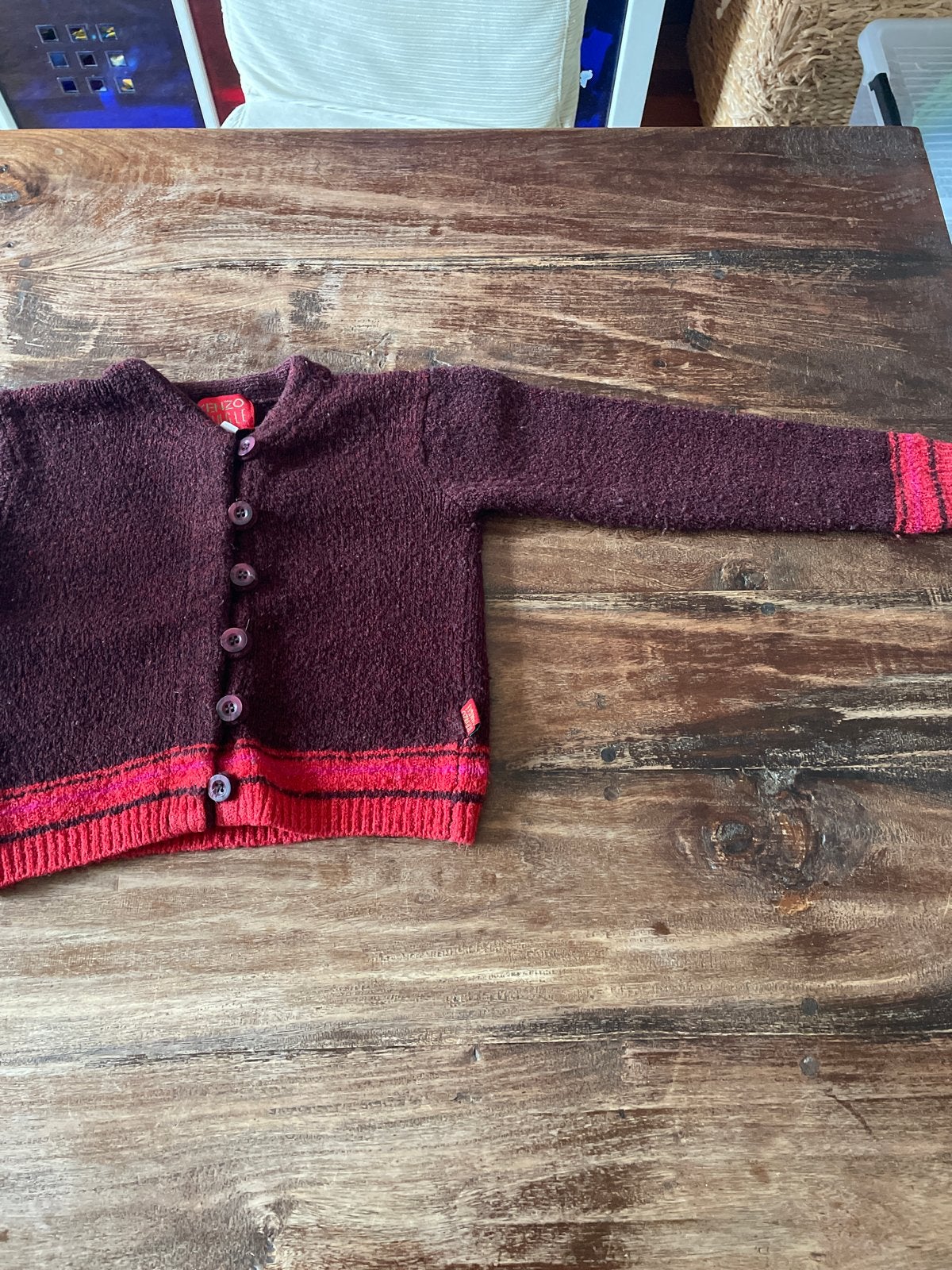 Kenzo vest maat 116, Ophalen of Verzenden, Gebruikt, Meisje, Trui of Vest