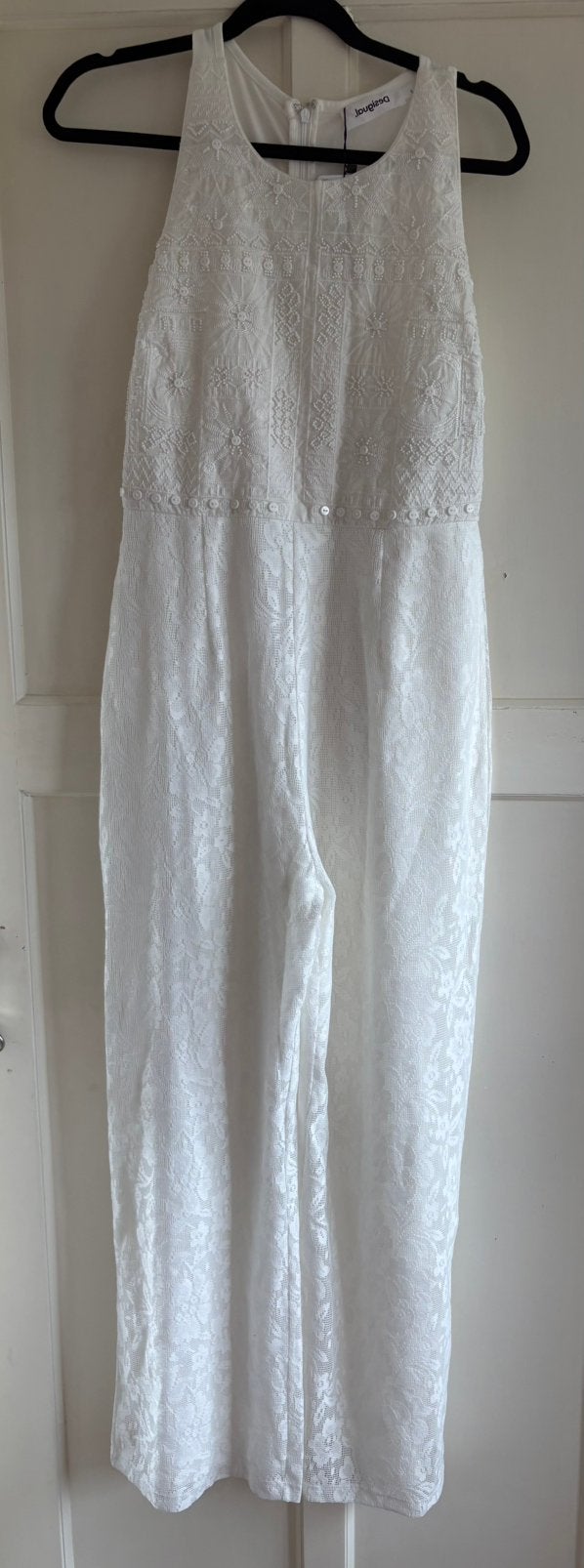 Desigual nieuwe kanten jumpsuit maat L wit, Ophalen of Verzenden, Nieuw, Maat 42/44 (L), Wit