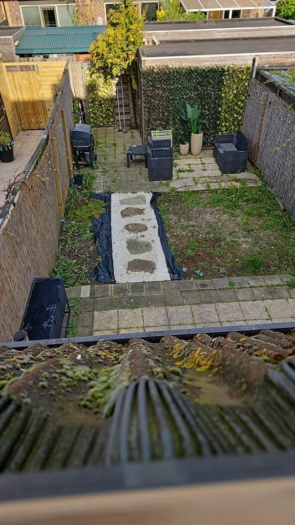 Tuintegels en/of straattegels gratis afhalen, Tuin en Terras, Tegels en Klinkers, Ophalen, Gebruikt, 10 m² of meer, Beton