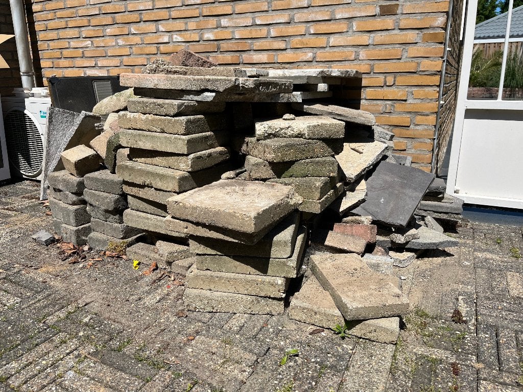 gratis stenen tegels marmer klinkers, Ophalen, Gebruikt, Beton, Klinkers