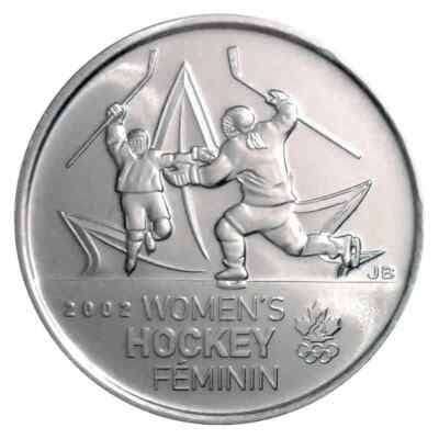 Canada - 2009 Olympic 25 Cent Womens Hockey Single, Postzegels en Munten, Munten | Amerika, Verzenden, Noord-Amerika, Losse munt
