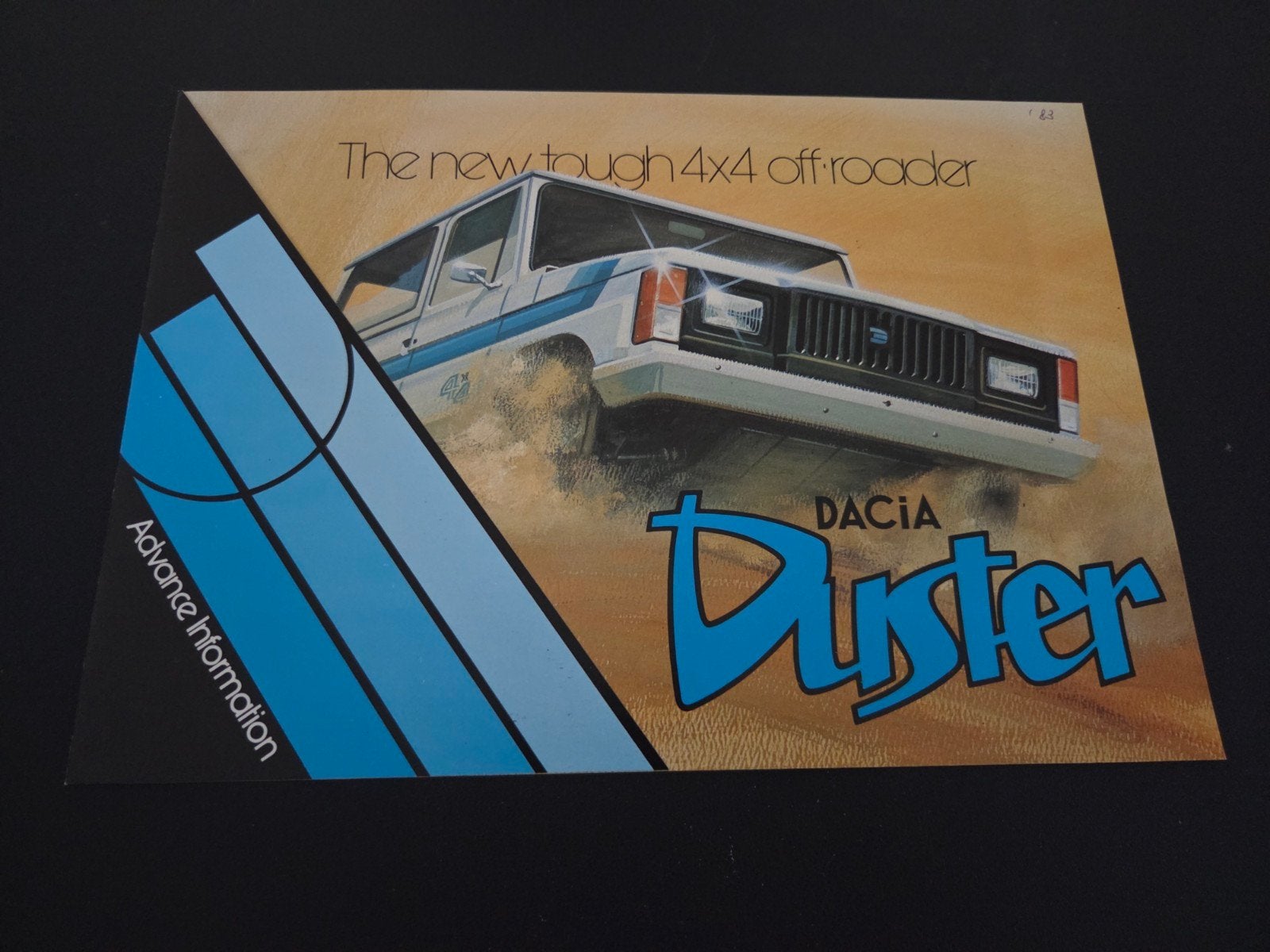 Brochure Dacia Duster jaren 80, Ophalen of Verzenden, Zo goed als nieuw, Overige merken