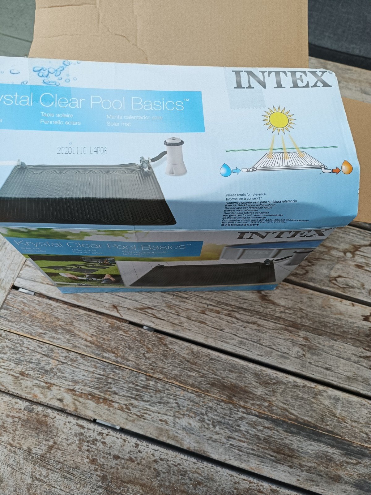 Solar mat, Ophalen
