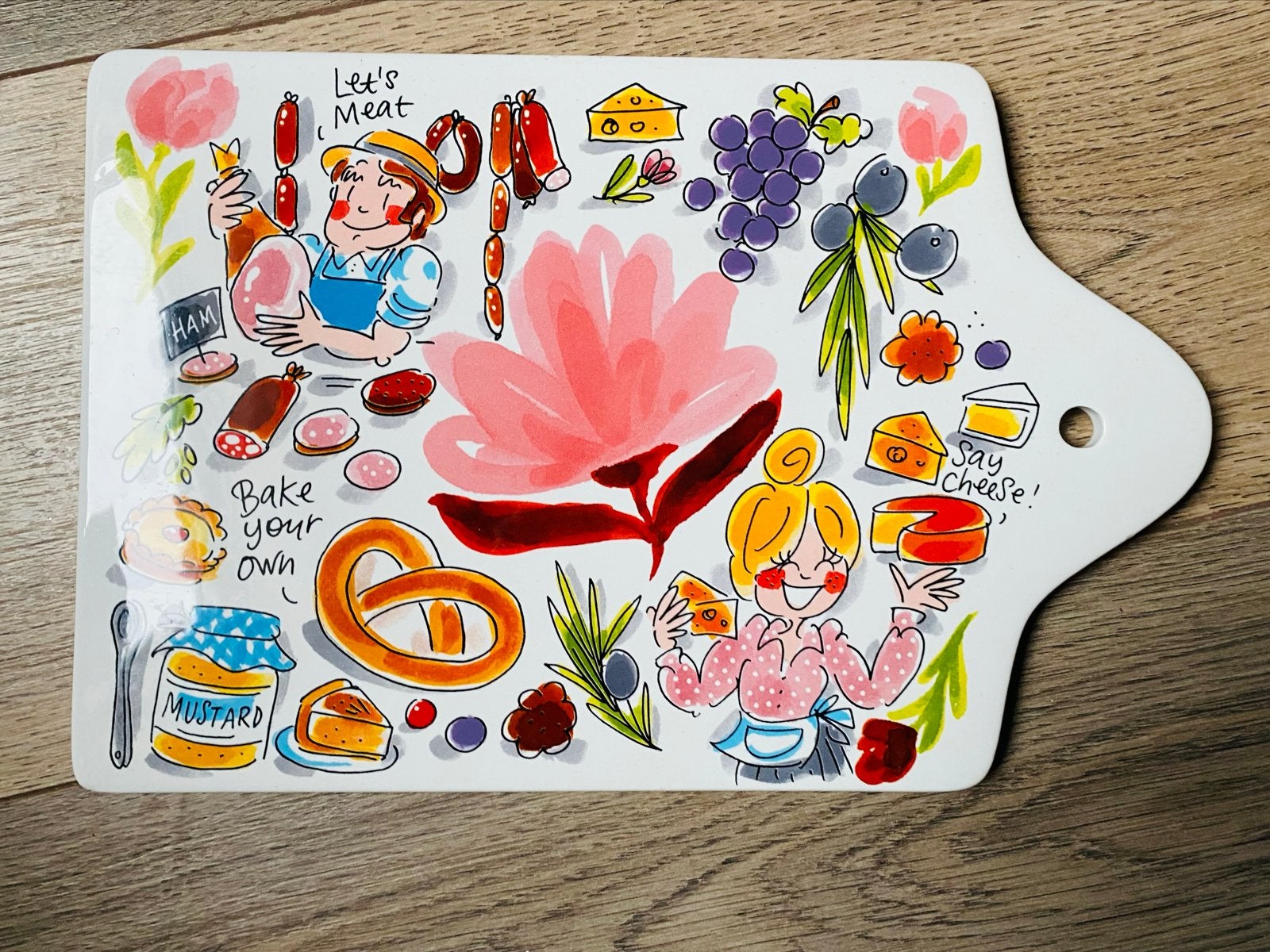 Snij/Serveerplank Farmerscollectie - Blond Amsterdam, Ophalen, Snij-/serveerplank, Zo goed als nieuw, Steen/keramiek