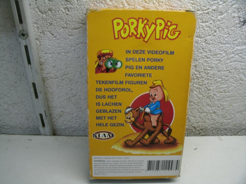 vhs 33a porky pig en vrienden, Alle leeftijden, Ophalen of Verzenden, Zo goed als nieuw