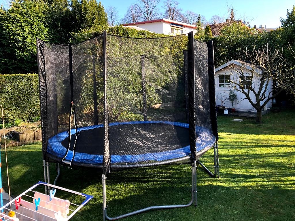 Trampoline, 3m doorsnede, Kinderen en Baby's, Speelgoed | Buiten | Trampolines, Ophalen, Gebruikt