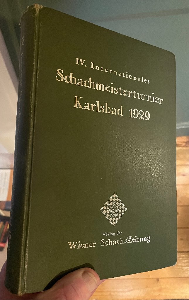 IV. Internationales Schachmeisterturnier Karlsbad 1929, Gelezen, Albert Becker e.a., Ophalen of Verzenden, Denksport