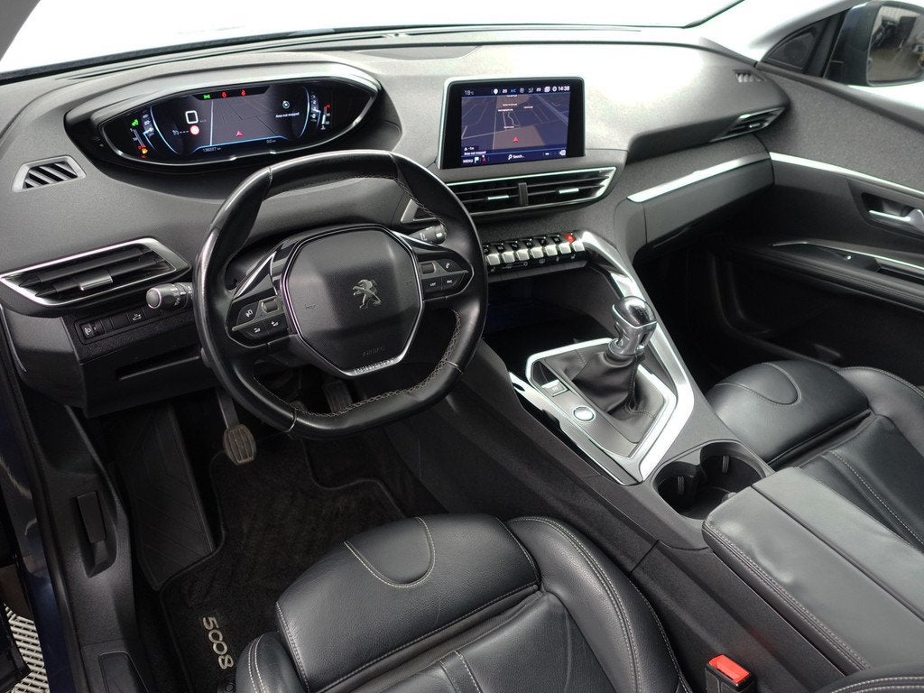 Peugeot 5008 1.2 PureTech Premium GT Line- 7 Pers, Panoramad, Auto's, Peugeot, Gebruikt, 1199 cc, Blauw, 7 stoelen