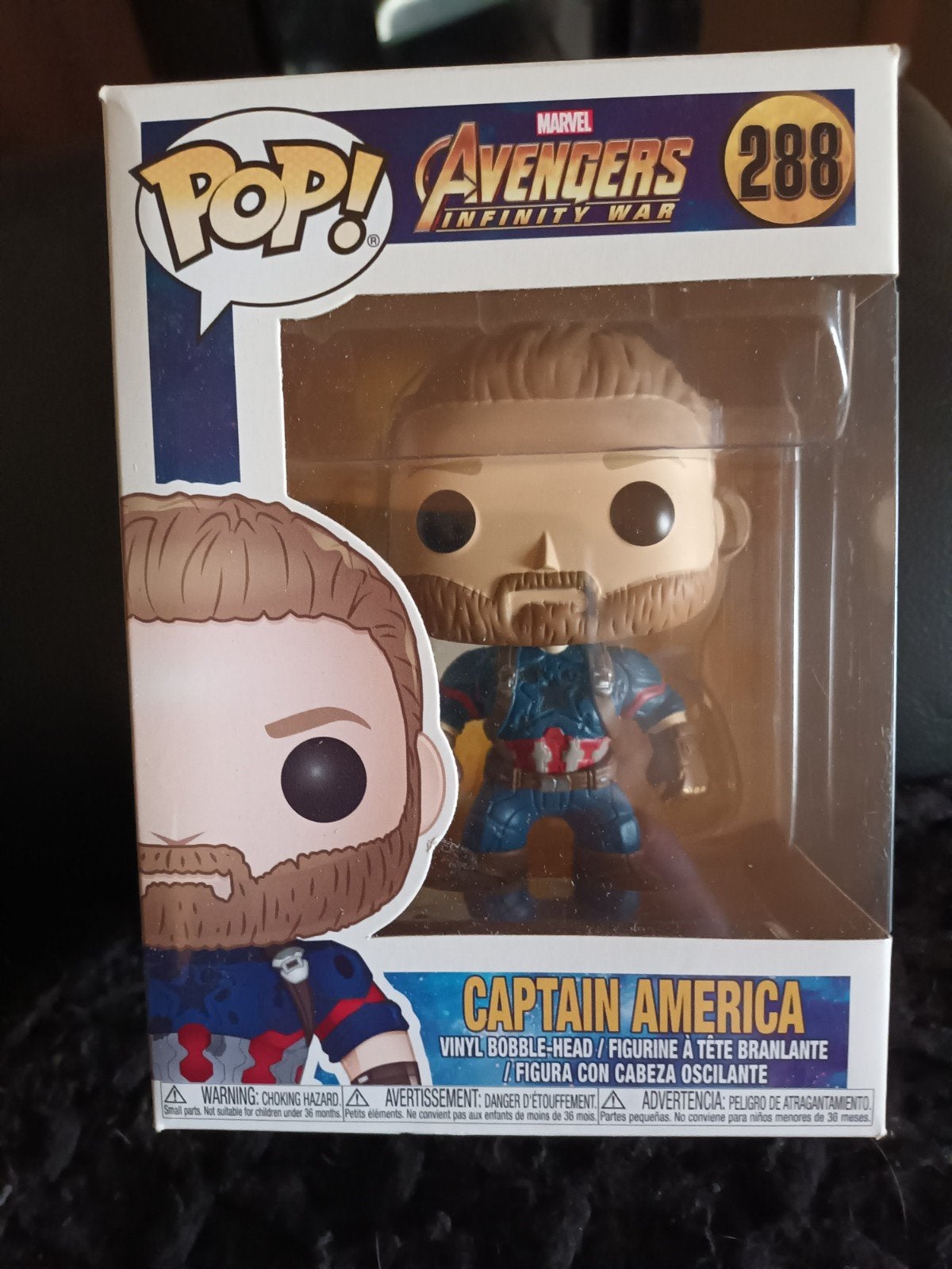 Funko Pop! Captain America (Avengers Infinity War) #288, Ophalen of Verzenden, Zo goed als nieuw