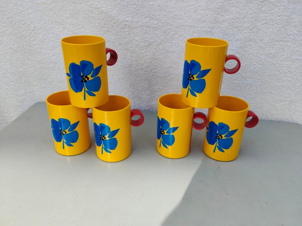 Coppia Holland 6 bekers, Ophalen of Verzenden