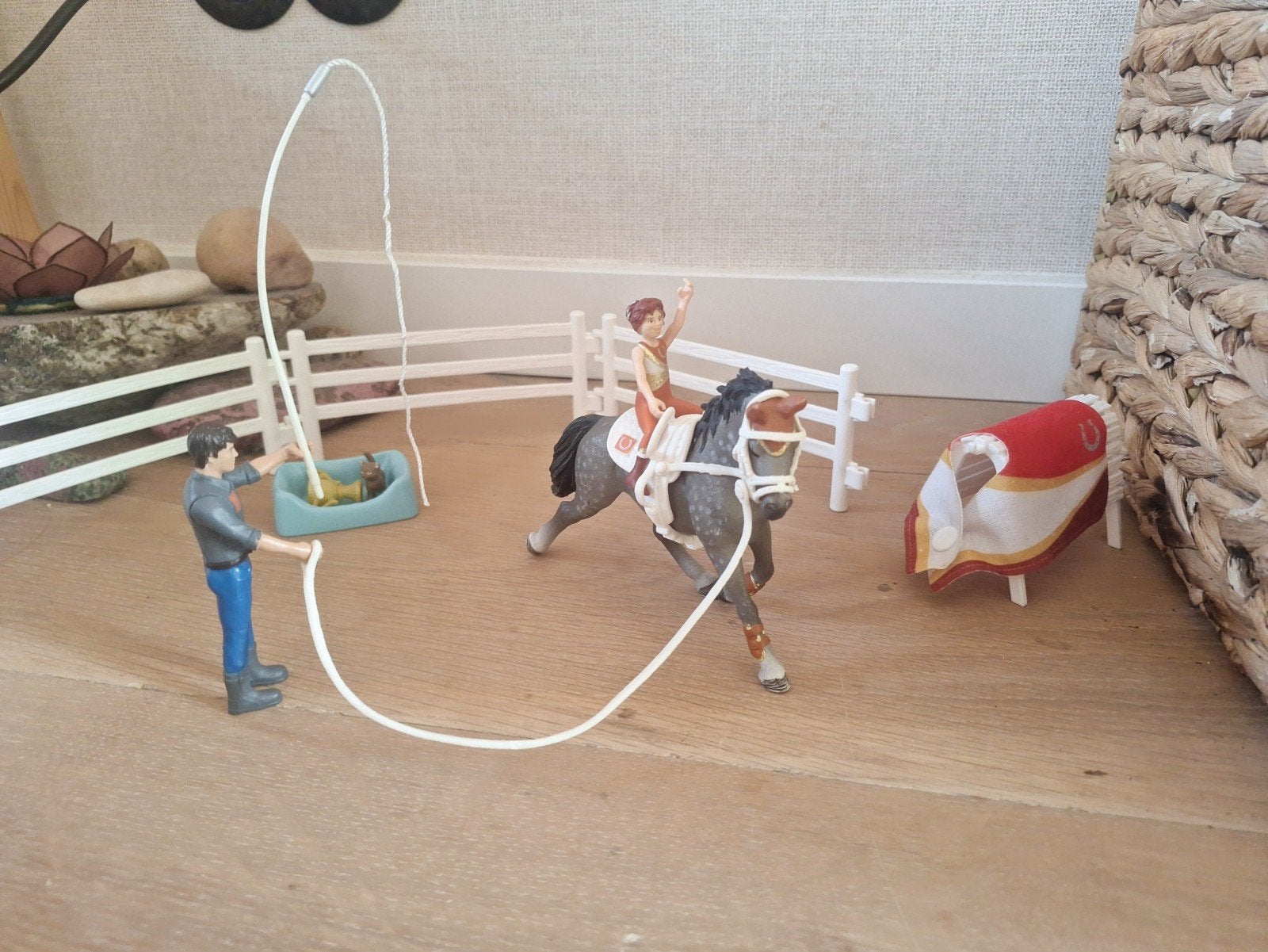 schleich set mia's springset compleet, Ophalen of Verzenden, Gebruikt, Jongen of Meisje