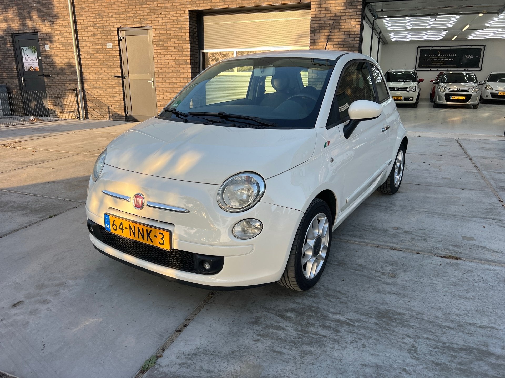 Fiat 500 1.2 Pop Airco/NW APK zeer nette auto, Dealer onderhouden, Gebruikt, 1242 cc, 4 cilinders