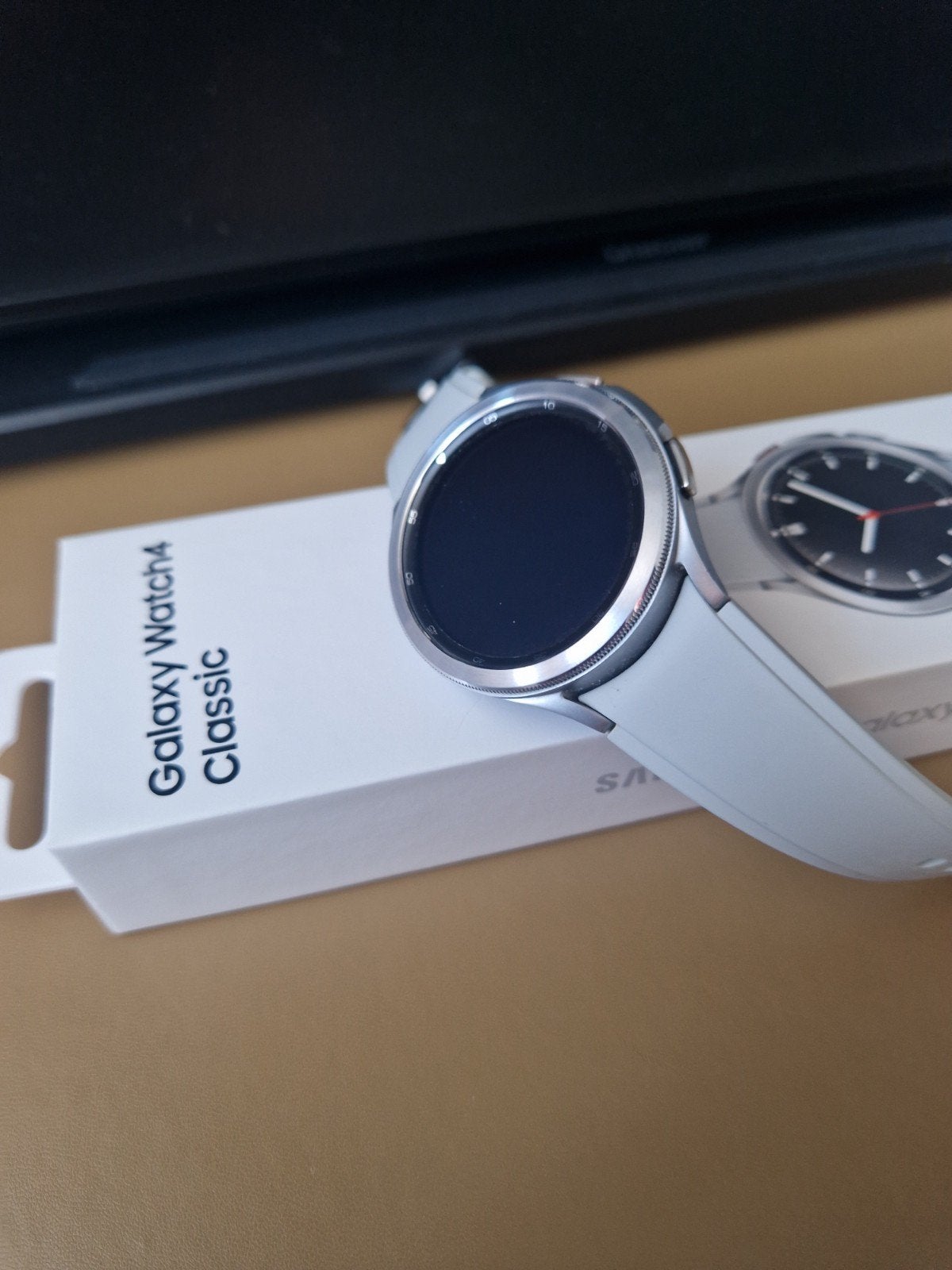 Samsung Galaxy Watch 4 Classic 46mm Zilver, Sieraden, Tassen en Uiterlijk, Smartwatches, Ophalen of Verzenden, Zo goed als nieuw