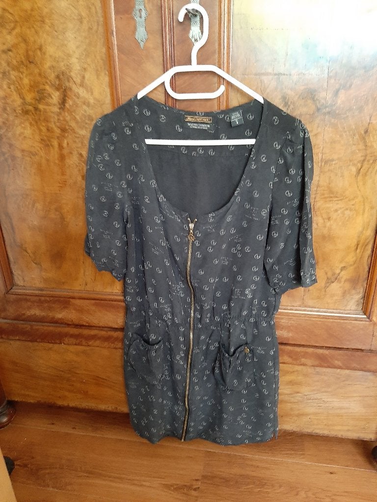 Maison Scotch zwarte zomer jurk. Maat 2, Kleding | Dames, Zwart, Zo goed als nieuw, Maat 36 (S), Boven de knie