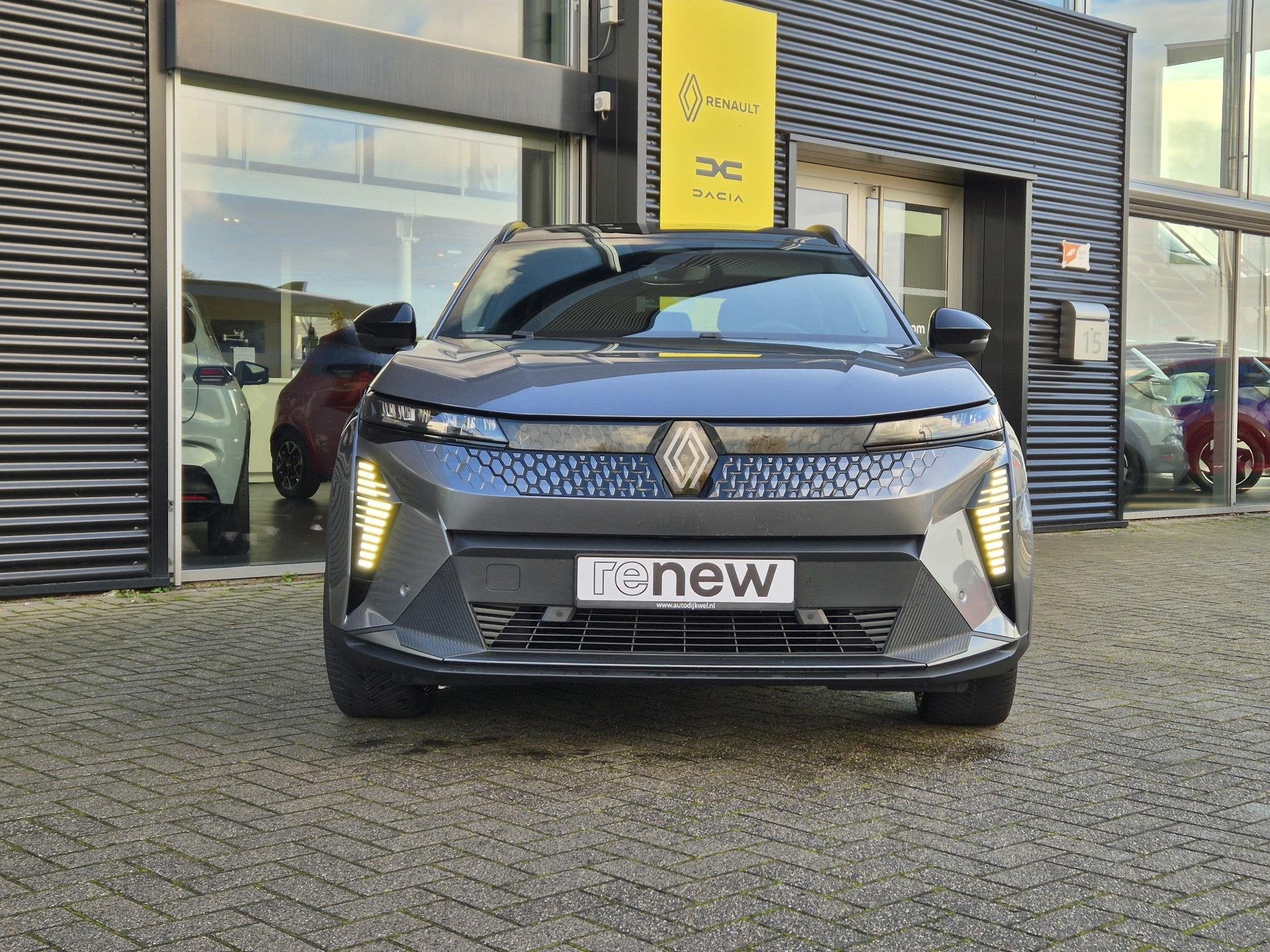 Renault Scenic E-Tech EV87 long range esprit Alpine SolarBay, Dealer onderhouden, Gebruikt, Lane Keeping Assist, Leder en Stof