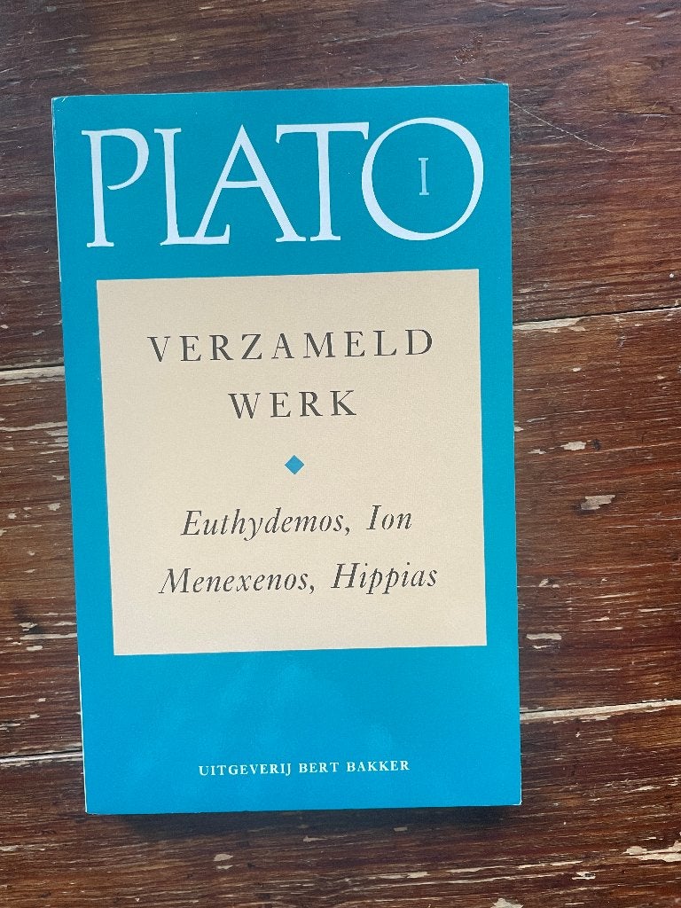 Plato Verzameld werk 1 Euthydemos Ion Menexenos Hippias 1994, Europa overig, Nieuw, Ophalen of Verzenden, Plato