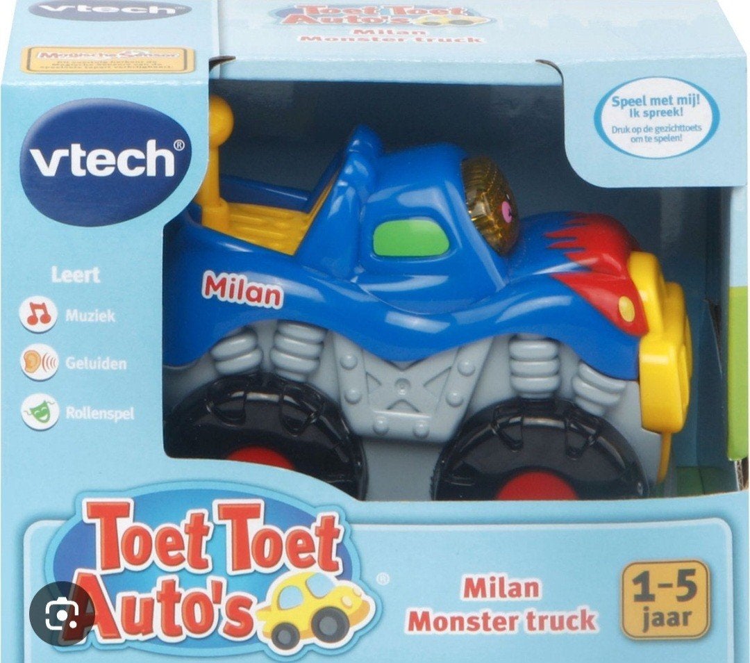 VTech Toet Toet Auto's Milan Monster Truck, Kinderen en Baby's, Ophalen, Nieuw