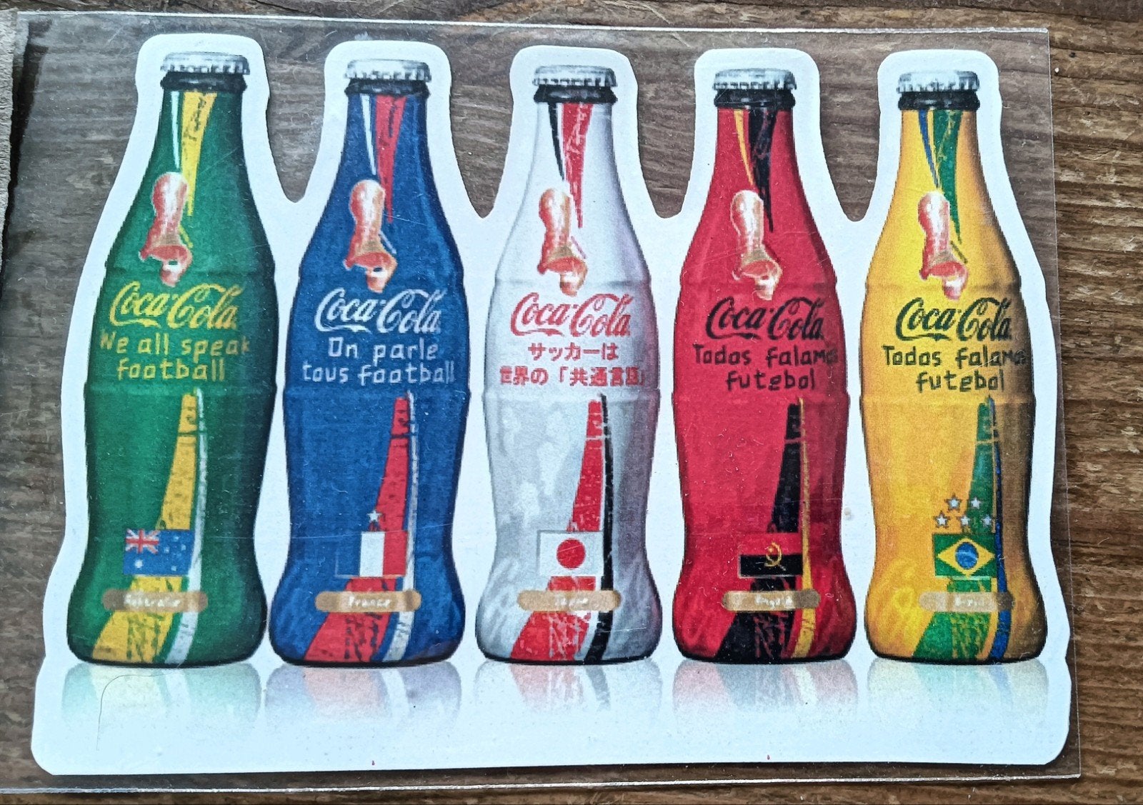 Sticker Coca Cola Wk wereldbeker voetbal sport 10 cm breed, Verzamelen, Ophalen of Verzenden, Nieuw, Overige typen