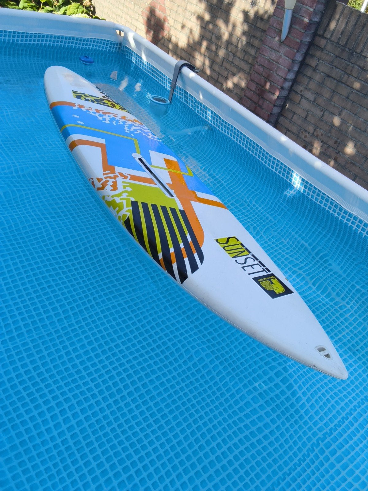 F2 Sunset Race Windsurfboard - Snel en keihard., Ophalen, 250 tot 300 cm, Gebruikt, F2