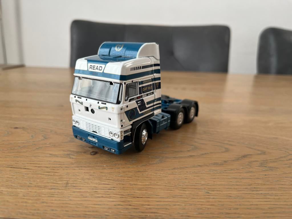 Tekno Daf 3600 Read 6x2, Hobby en Vrije tijd, Modelauto's | 1:50, Ophalen of Verzenden, Gebruikt, Bus of Vrachtwagen, Tekno