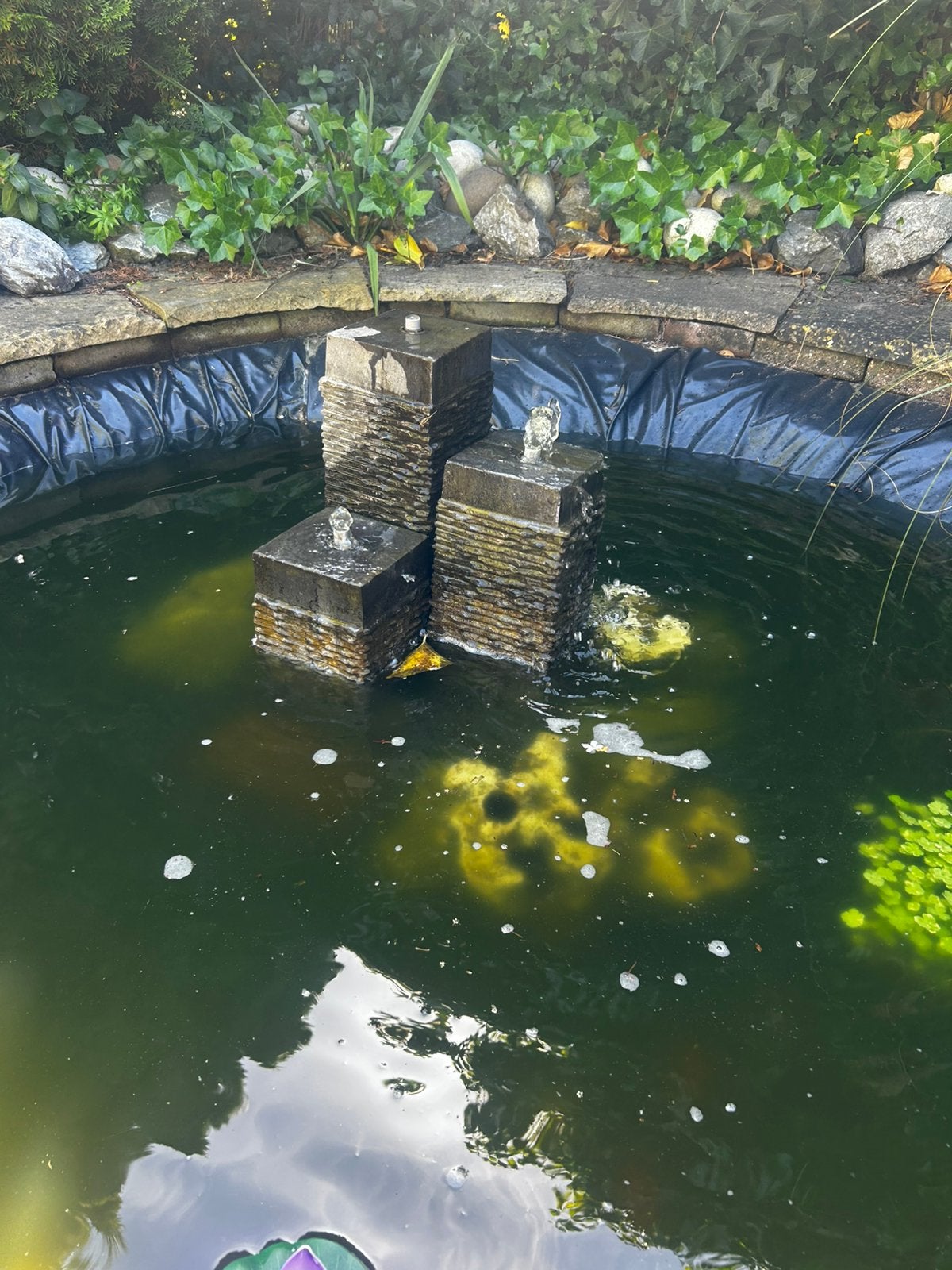 3 Vijver fonteinen met pomp!, Tuin en Terras, Vijvers, Ophalen, Gebruikt