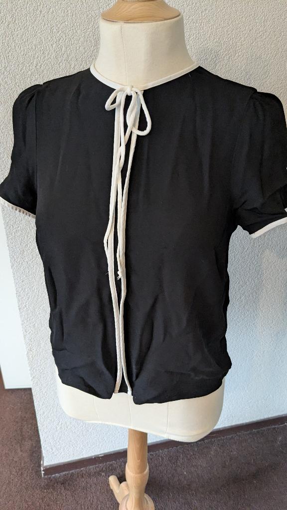 Nonnen topje - H&M - M, Maat 38/40 (M), H&M, Verzenden, Zwart