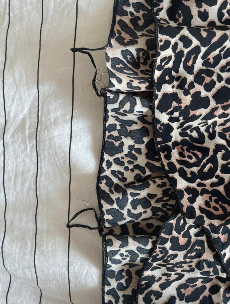 Midi-rok luipaardprint zonder split, Kleding | Dames, Rokken, Overige kleuren, Ophalen of Verzenden, Maat 34 (XS) of kleiner, Gedragen