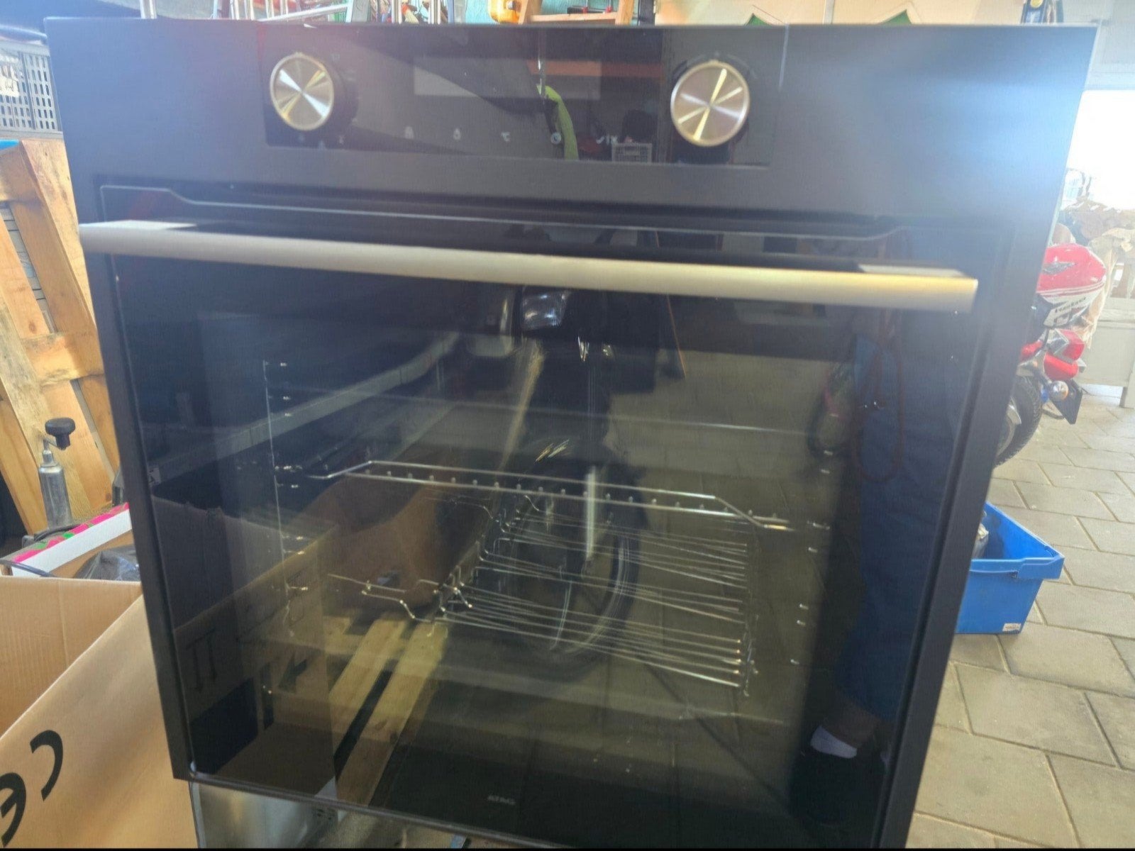 Nieuwe Atag Inbouw Oven met Pyrolyse - Showroommodel, Ophalen, Nieuw, Hete lucht