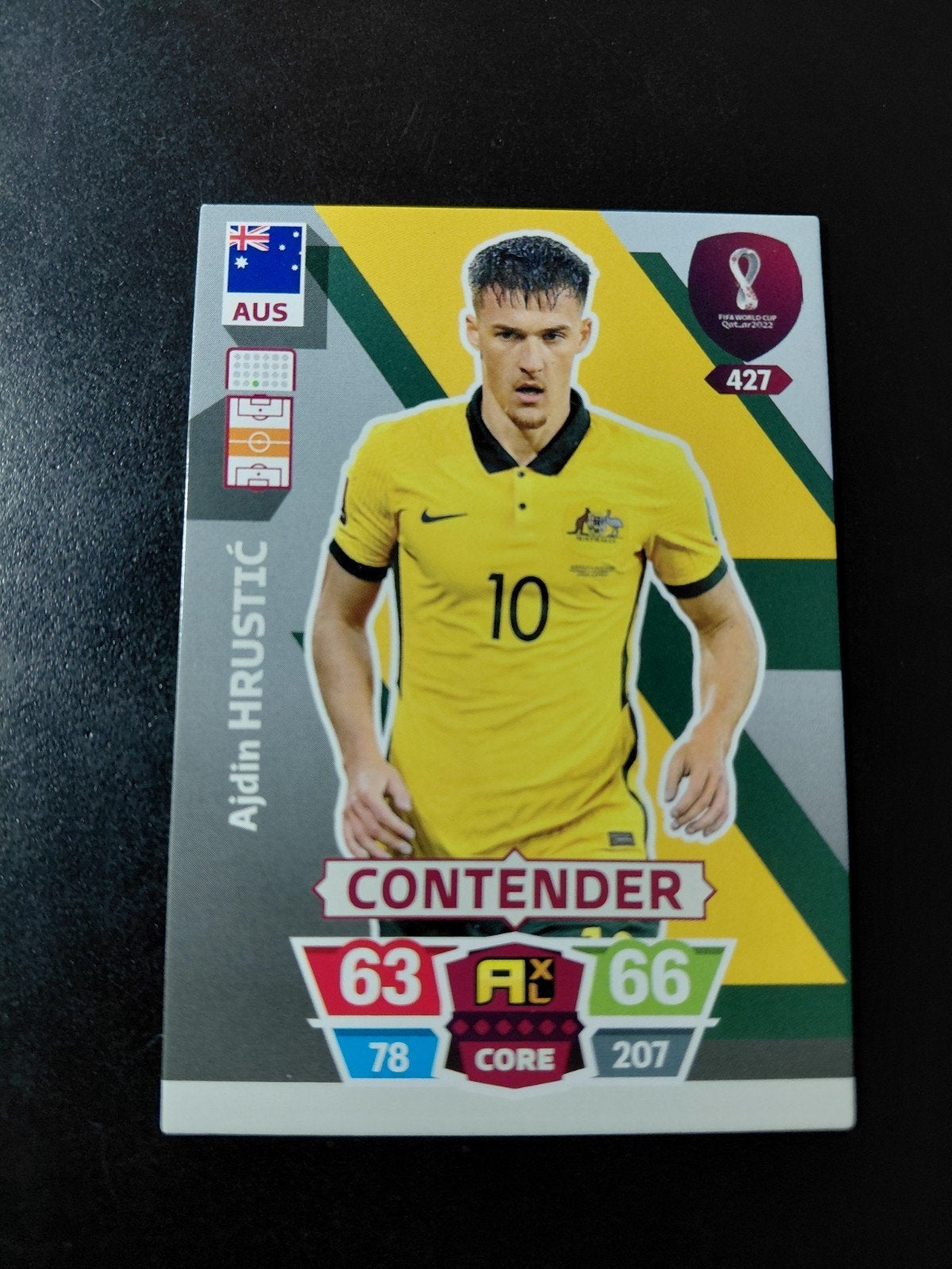 Ajdin hrustic (australie/heracles) panini wk 2022, Verzenden, Nieuw, Buitenlandse clubs, Poster, Plaatje of Sticker